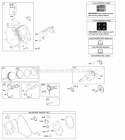 Camshaft Crankshaft Cylinder Piston Group Diagram and Parts List for 122332-4115-B8  Briggs and Stratton Engine